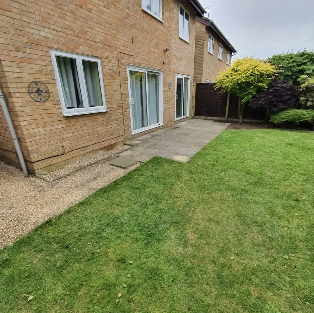 Professional landscaping in Woking creating a modern outdoor garden space